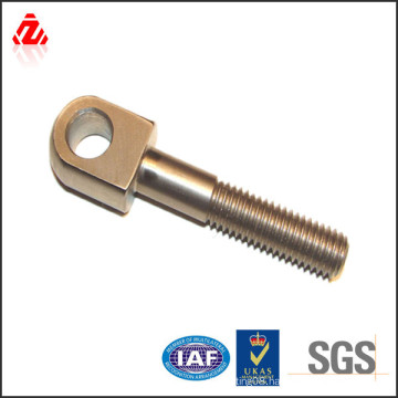 custom brass flat eye bolt